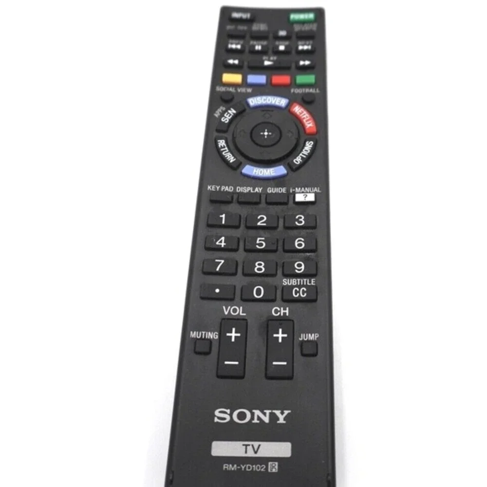 Sony RM-YD102‎ TV Remote Control Genuine Tested 13-109